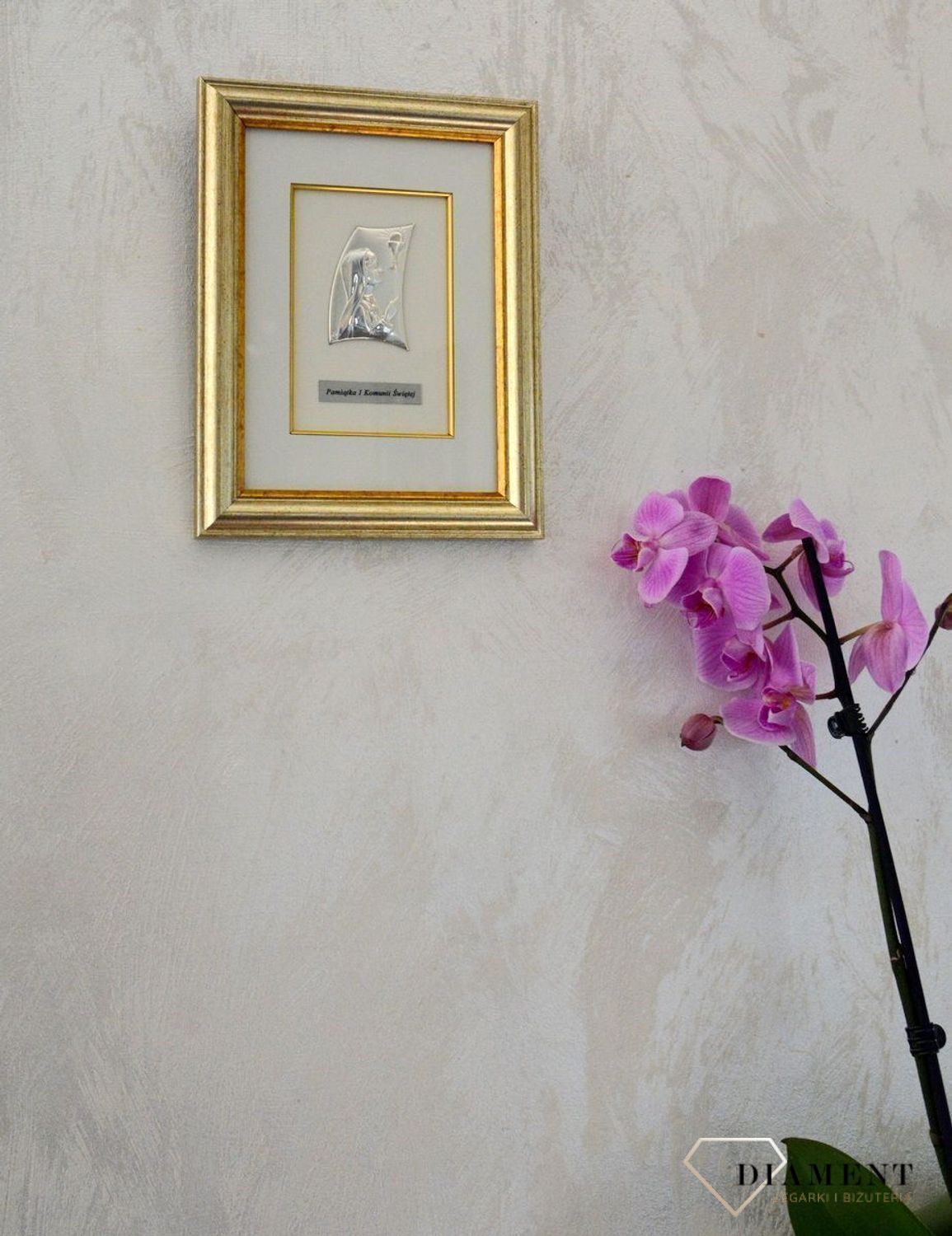 Piękny, srebrny obraz komunijny dla dziewczynki 35415751 RAM.jpg